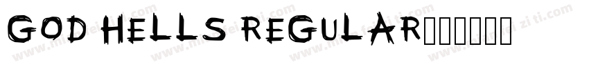 God Hells Regular字体转换